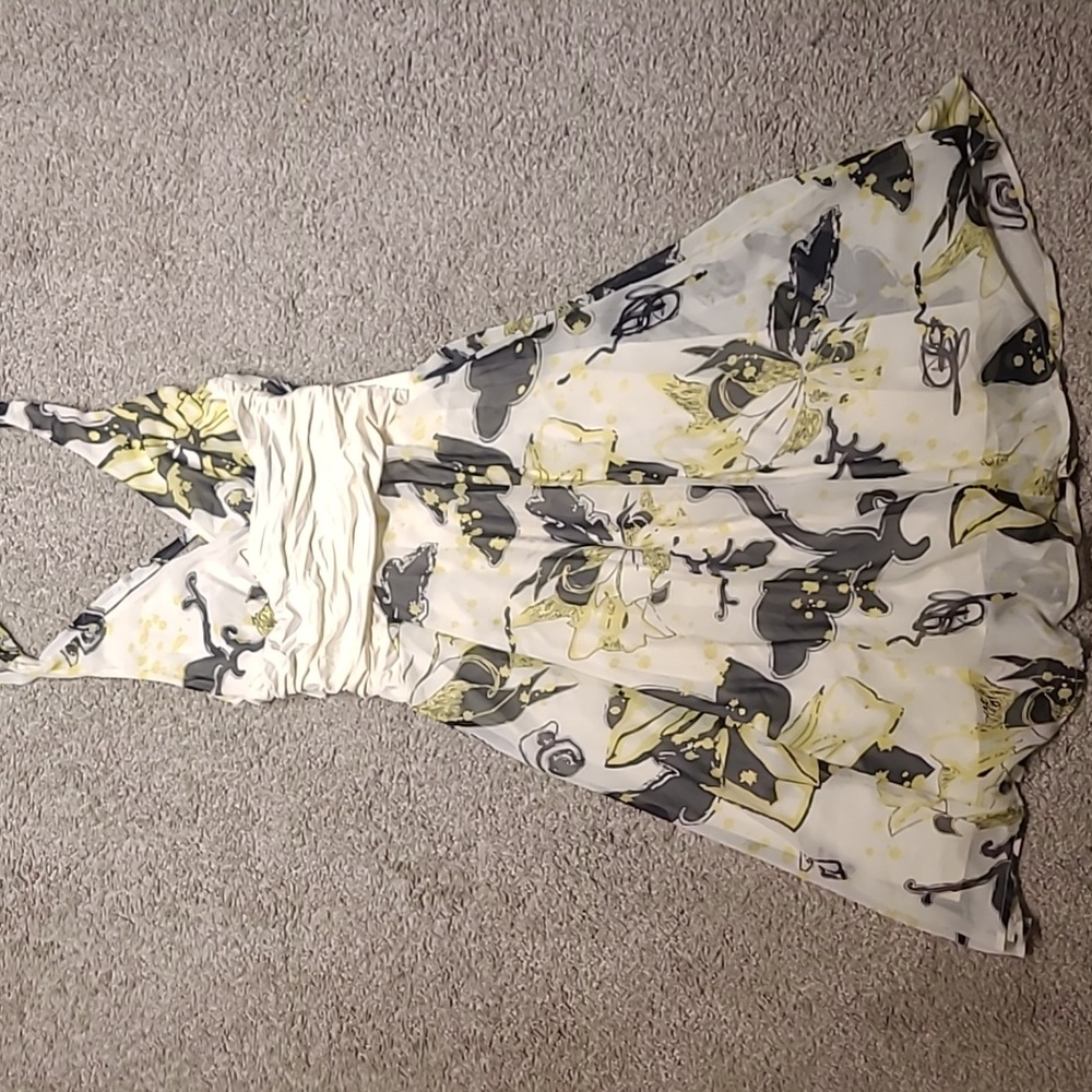Foxy Jeans flowy halter dress *Small Rip*